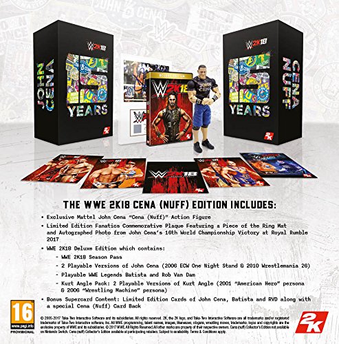 WWE 2K18 Cena Nuff Edition (Xbox One) : Amazon.co.uk: PC & Video Games